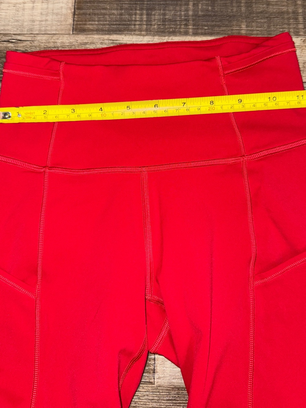Lululemon Wunder Train High Rise Leggings 25” Oxford Red Size 2 Pockets - Picture 8 of 10